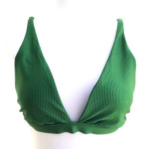 Green Bikini Swim Top